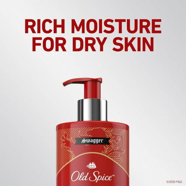 Old Spice Daily Hydration Hand & Body Lotion for Men, Swagger, 16 fl oz