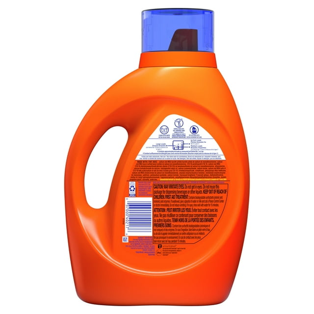 Tide Liquid Laundry Detergent, Original, 64 Loads 92 fl oz, HE Compatible