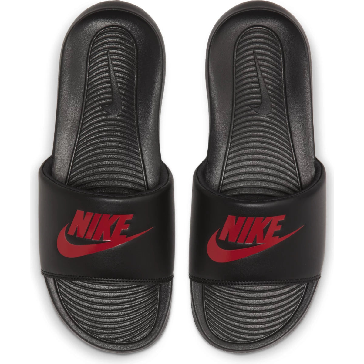 Nike Men's Victori One Slide, Black/Red