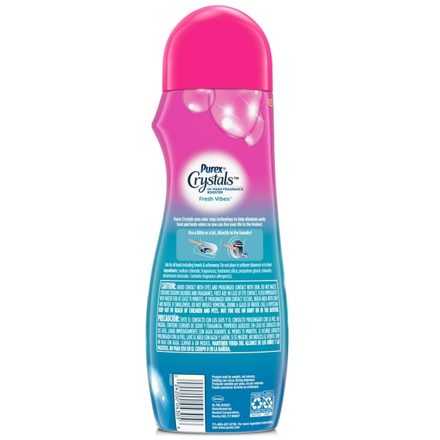 Purex Crystals In-Wash Fragrance and Scent Booster, Fresh Vibes, 21 Ounce
