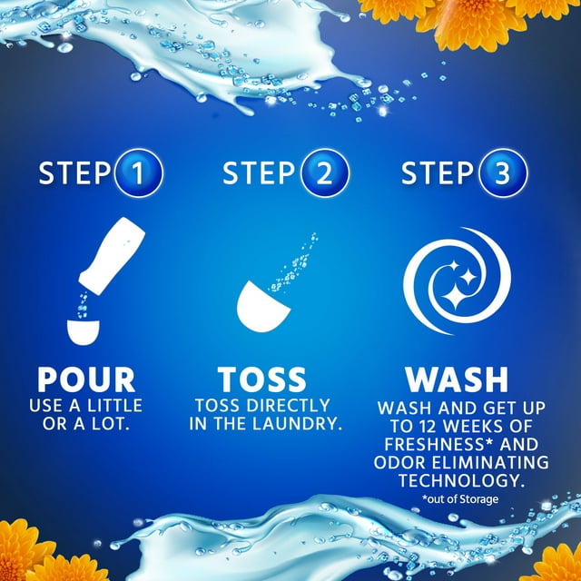 Purex Crystals In-Wash Fragrance and Scent Booster, Fresh Spring Waters, 39 Ounce