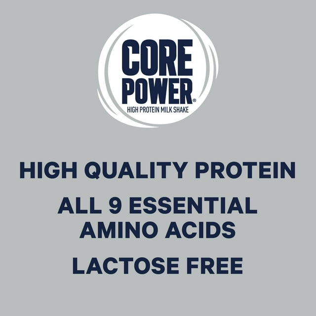 Core Power Elite High Protein Shake with 42g Protein by fairlife Milk, Strawberry, 14 fl oz, 12 Count
