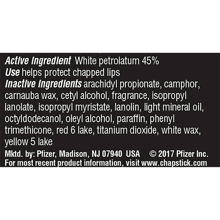 ChapStick Classic Original Lip Balm Tubes - 0.15 Oz (Pack of 3)