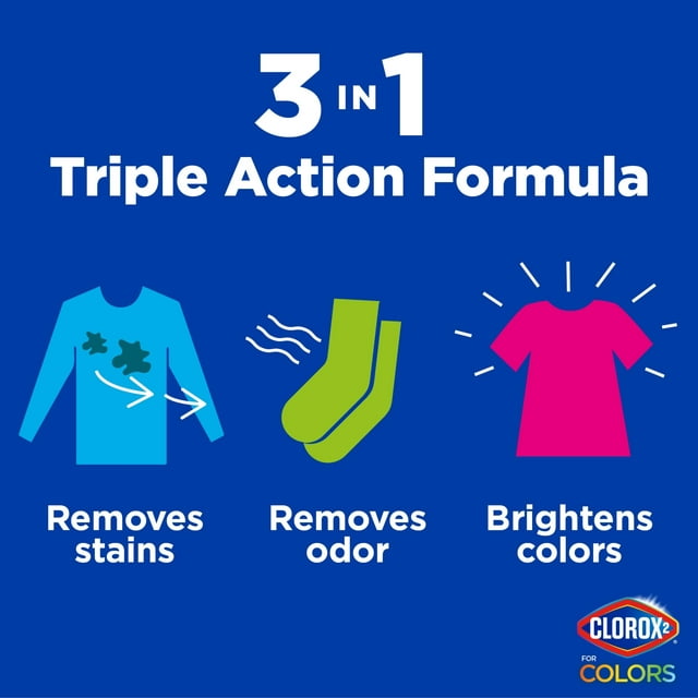 Clorox 2 Free & Clear Laundry Stain Remover and Color Booster, 66 oz Bottle