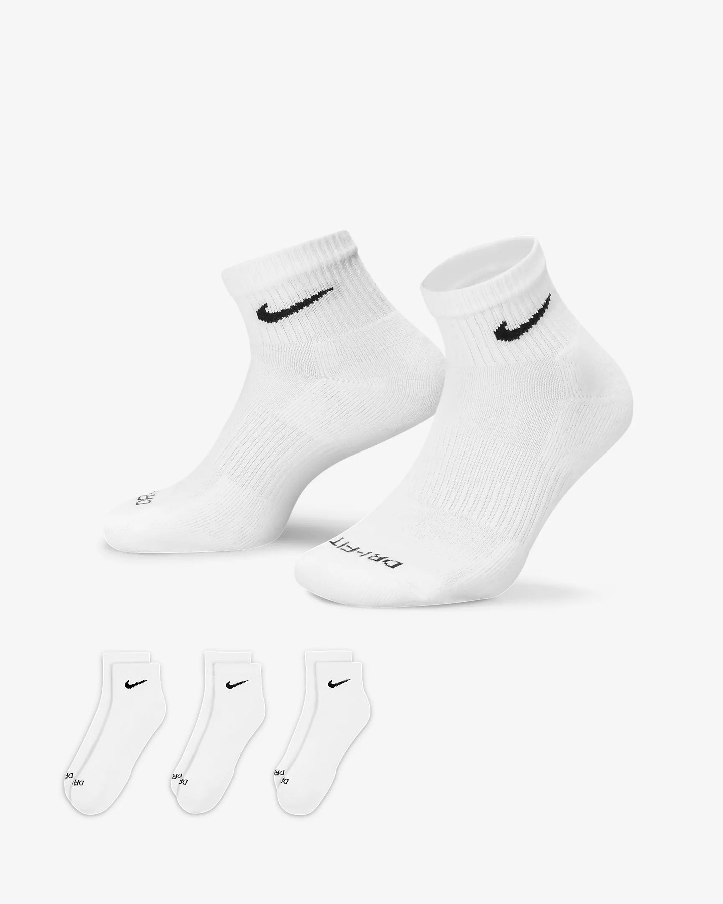 Nike Everyday Plus Cushioned Training Ankle Socks (3 Pairs)