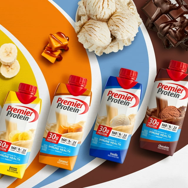Premier Protein Shake, Vanilla, 30g Protein, 11 fl oz, 12 Ct