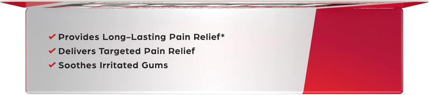 Orajel 3X for Toothache & Gum Pain: Maximum Gel Tube 0.42oz - From #1 Oral Pain Relief Brand - Orajel for Instant Pain Relief