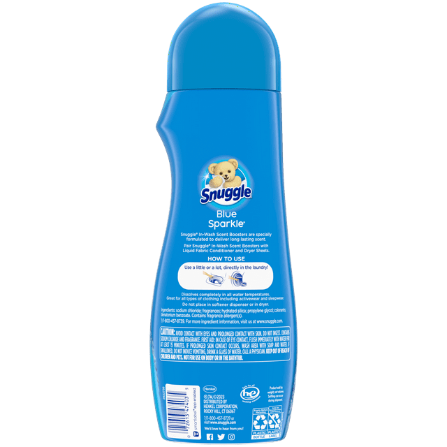 Snuggle In Wash Scent Booster, Blue Sparkle, 21 Ounce