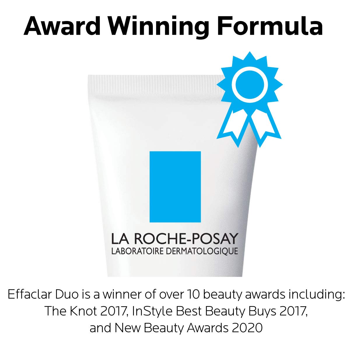 La Roche-Posay Effaclar Duo Dual Action Acne Spot Treatment Cream with Benzoyl Peroxide Acne Treatment for Acne and Blackheads, Lightweight Sheerness, Safe For Sensitive Skin