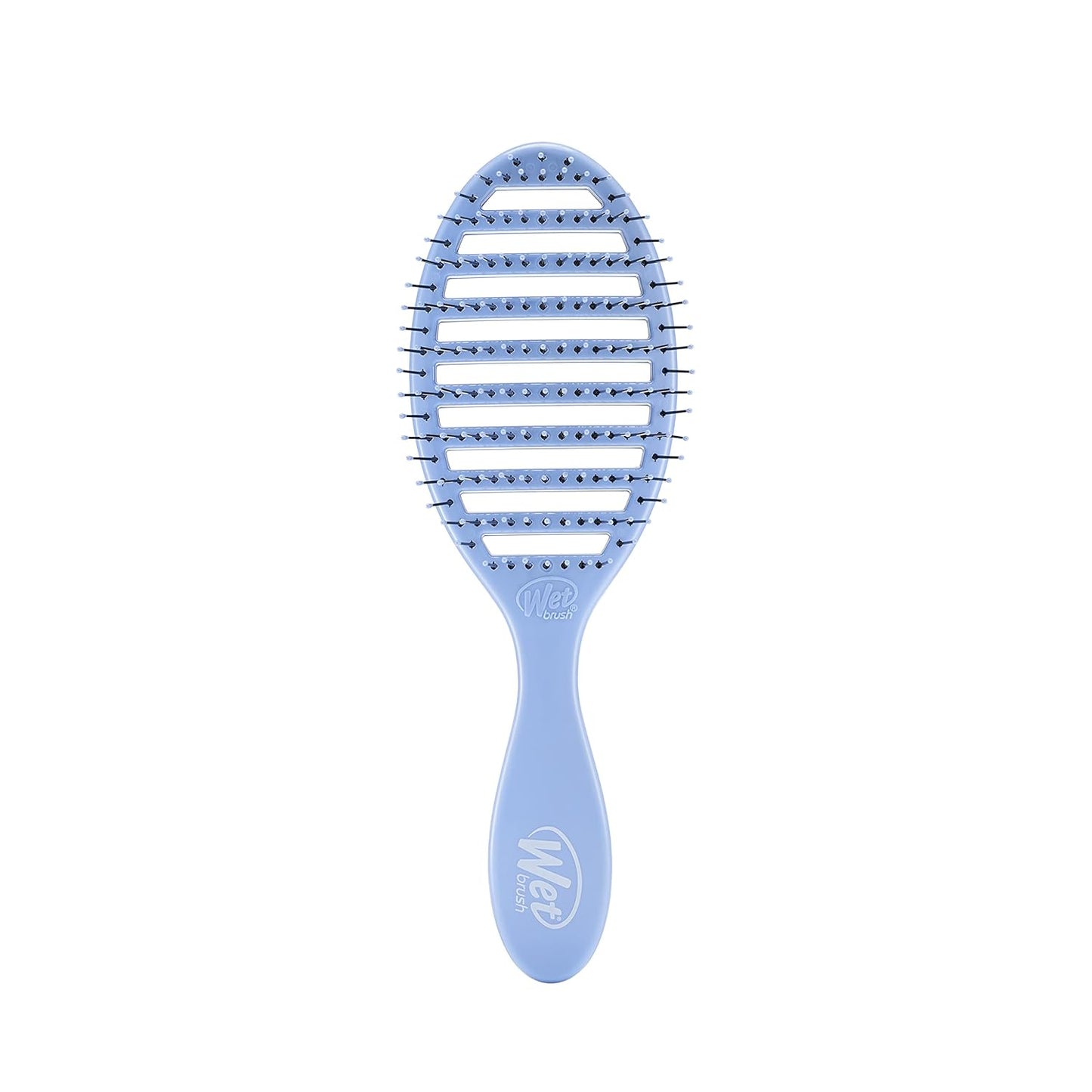 Wet Brush Speed Dry Hair Brush - Sky Blue - Vented Design and Ultra Soft HeatFlex Bristles Are Blow Dry Safe With Ergonomic Handle Manages Tangle and Uncontrollable Hair - Pain-Free
