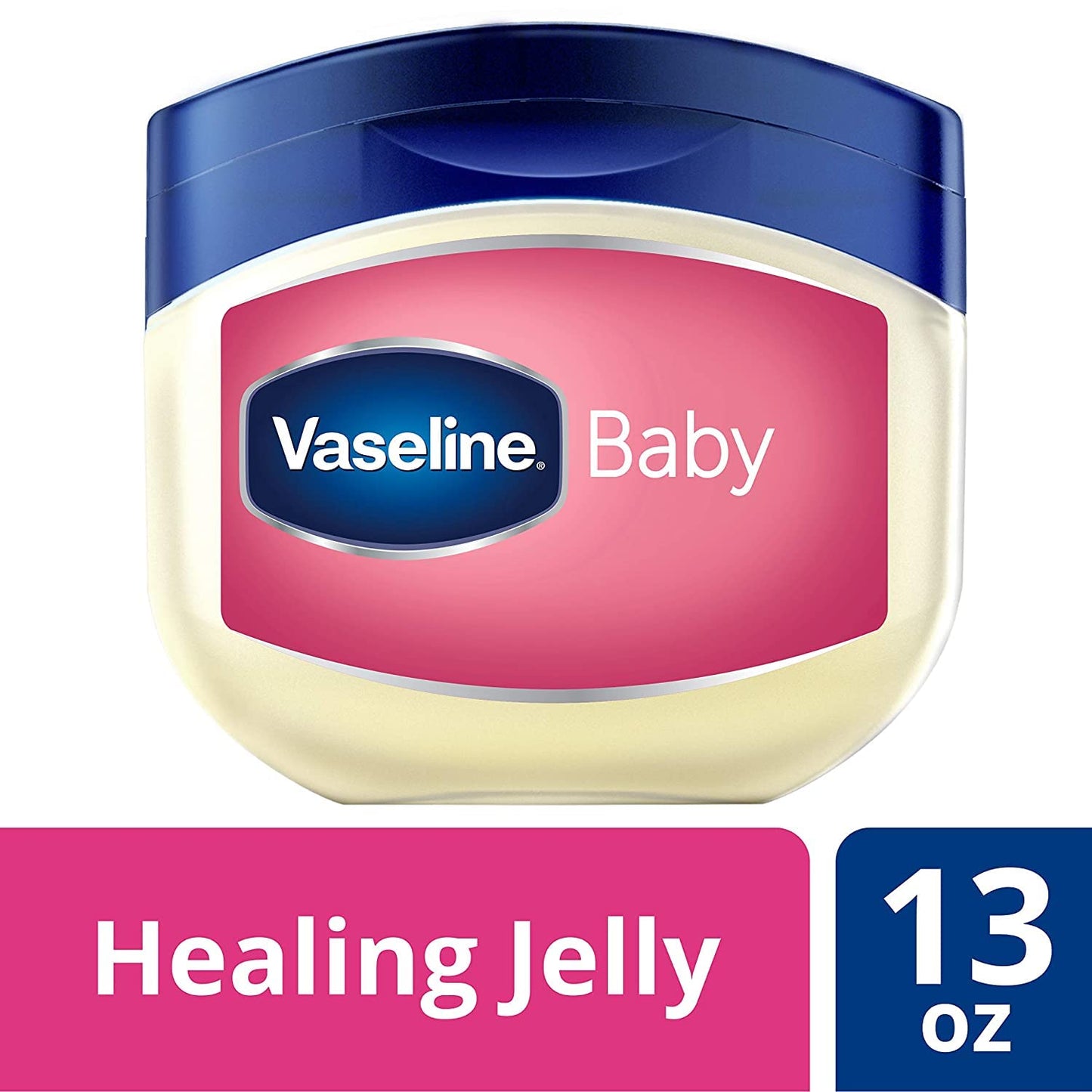 Vaseline Petroleum Jelly Baby Skincare Protective & Pure 4 Count Treats Dry Skin And Prevents Chaffed Skin From Diaper Rash Hypoallergenic And Gentle On Skin 13oz