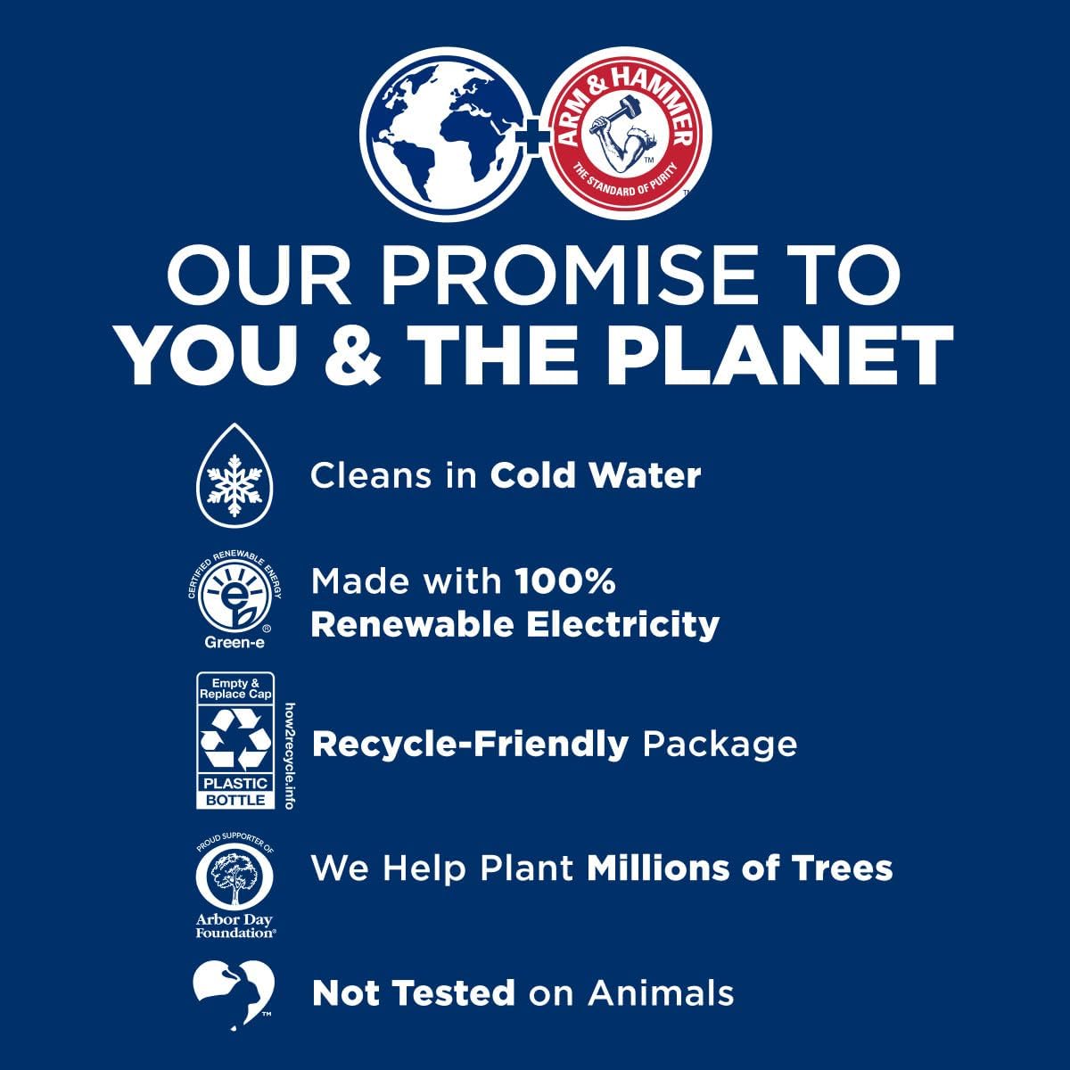 Arm & Hammer Clean Burst, 105 Loads Liquid Laundry Detergent, 105 fl oz