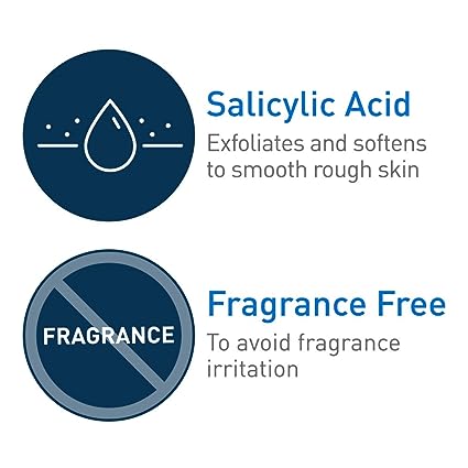 CeraVe SA Lotion for Rough & Bumpy Skin | Vitamin D, Hyaluronic Acid, Lactic Acid & Salicylic Acid Lotion | Fragrance Free & Allergy Tested | 8 Ounce