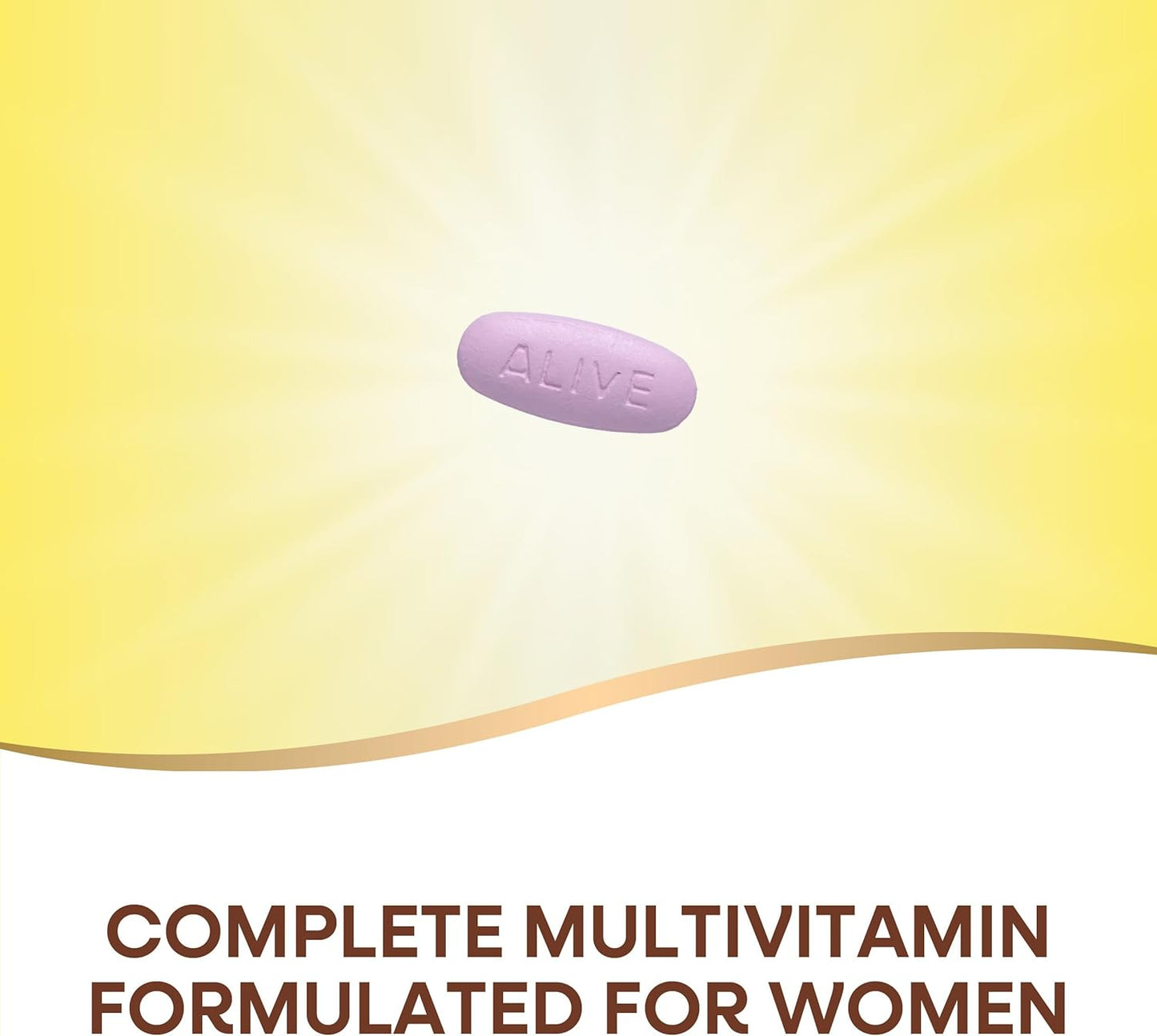 Nature's Way Alive! Women’s Complete Multivitamin, Supports Energy Metabolism and Hair, Skin & Nails*, B-Vitamins, 50 Tablets (Packaging May Vary)