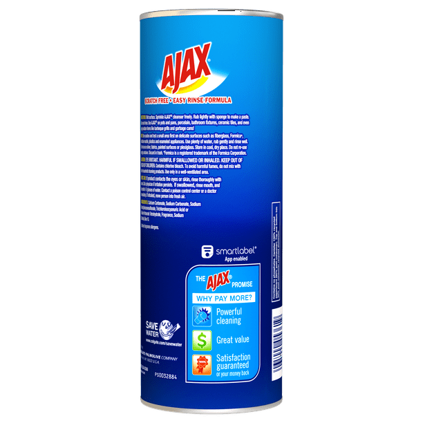 Ajax All Purpose Powder Cleaner with Bleach 21 oz