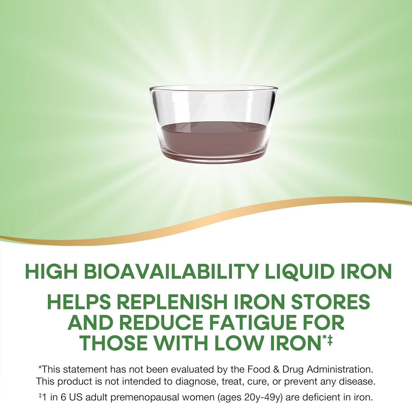 WELLESSE Liquid Mineral Supplement, Iron, 16 Ounce
