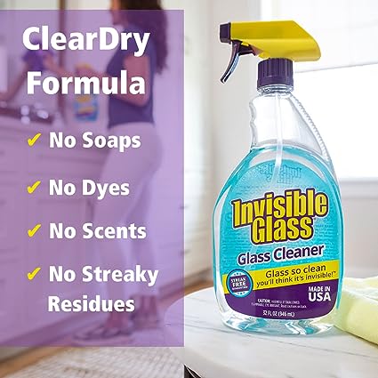 Stoner 32 oz. HH Invisible Glass Spray Bottle Glass Cleaner