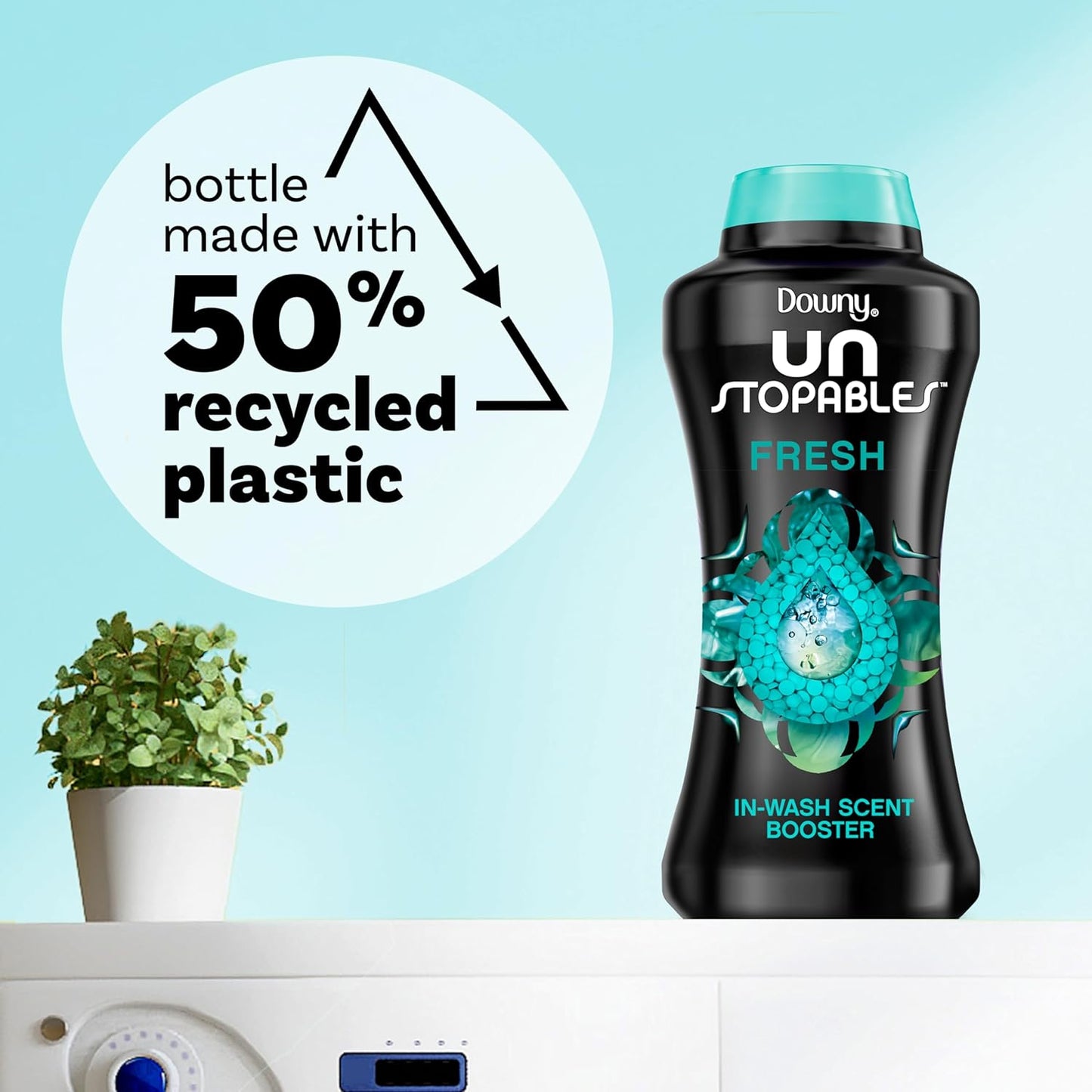 Downy Unstopable In-Wash Scent Booster Beads, FRESH, 13.4 oz