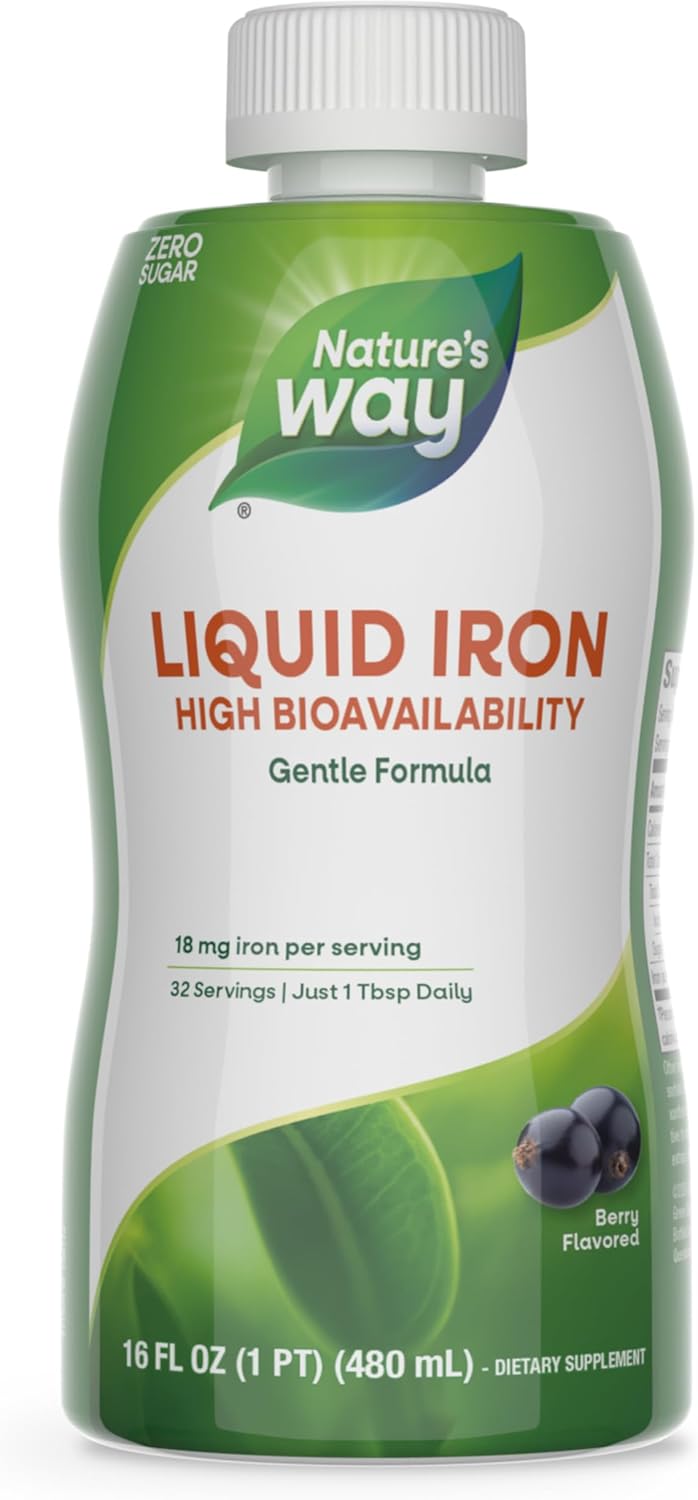 WELLESSE Liquid Mineral Supplement, Iron, 16 Ounce