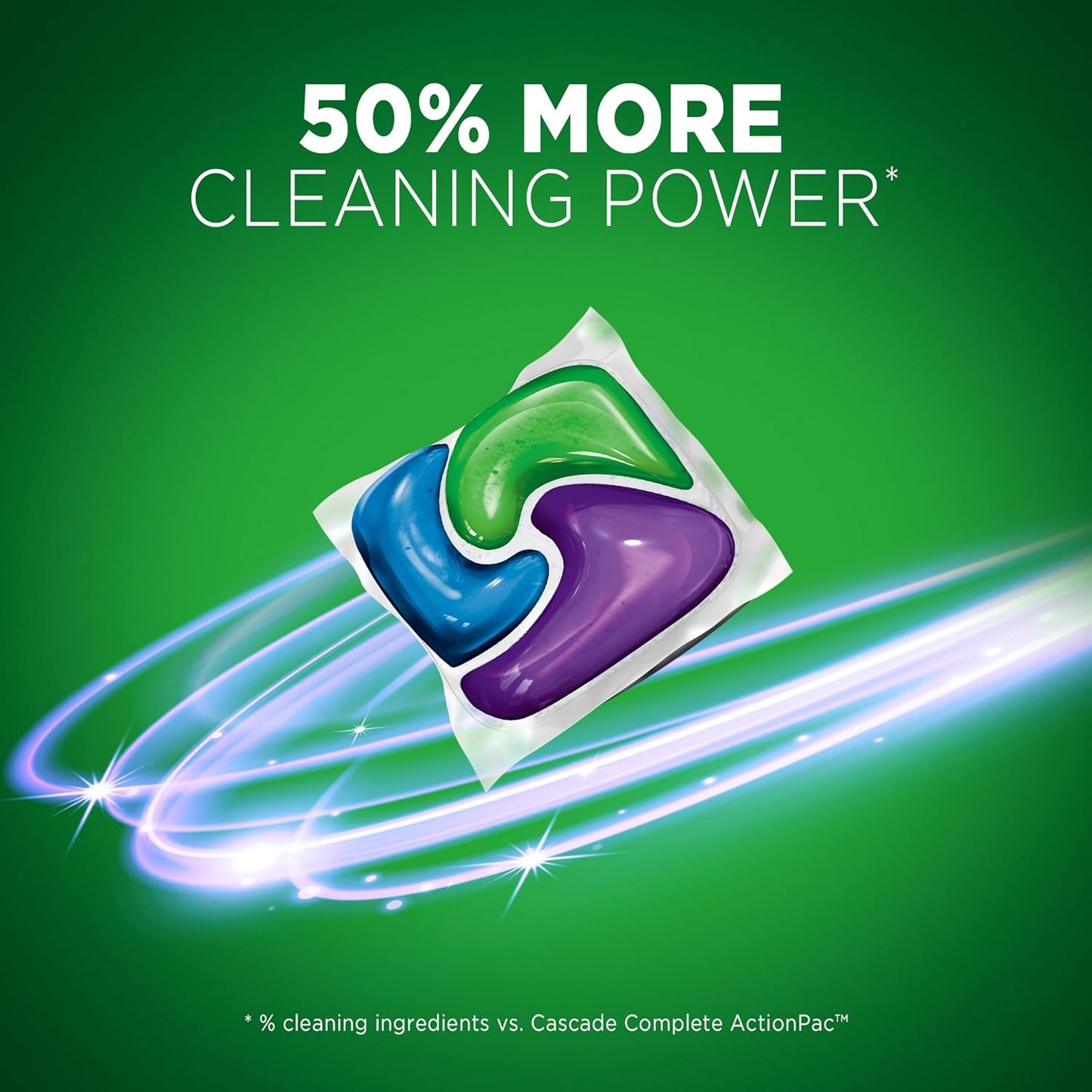 Cascade Platinum Plus ActionPacs Dishwasher Detergent Pods, Fresh, 11 Count