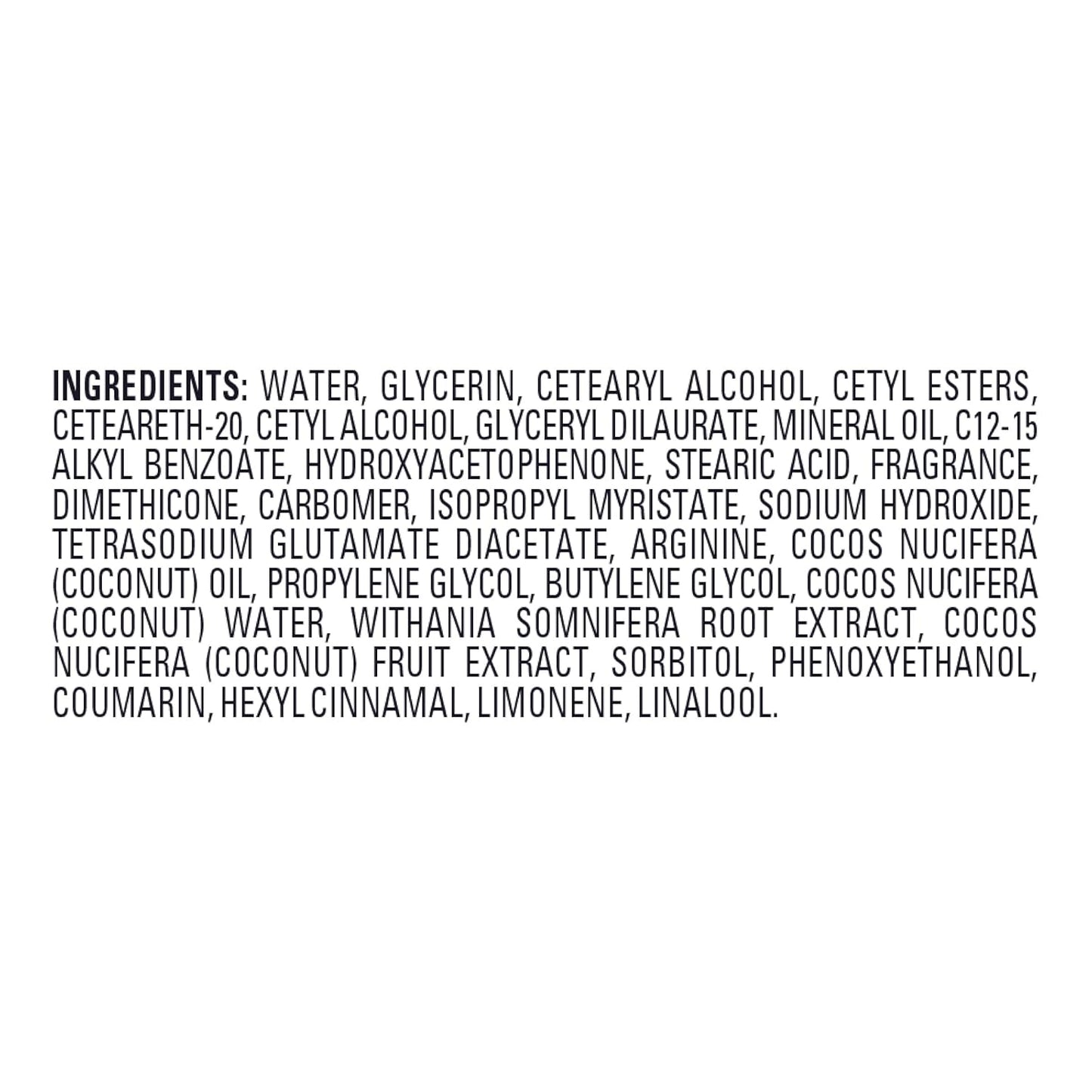 Jergens Hydrating Coconut Body Lotion, Hand and Body Moisturizer Hydrates Dry Skin Instantly, Infused with Coconut Oil, Dermatologist Tested, 16.8 oz