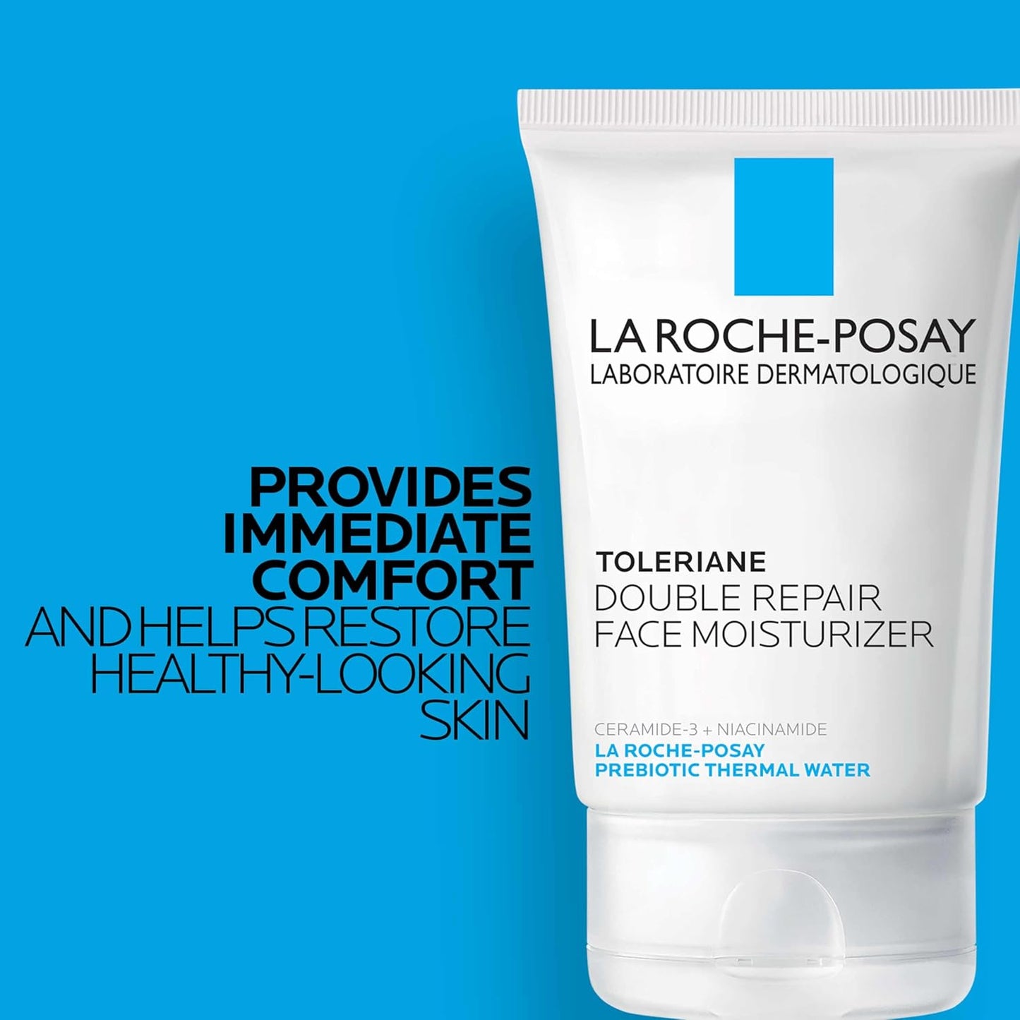 La Roche-Posay Toleriane Double Repair Face Moisturizer | Daily Moisturizer Face Cream with Ceramide and Niacinamide for All Skin Types | Oil Free | Fragrance Free