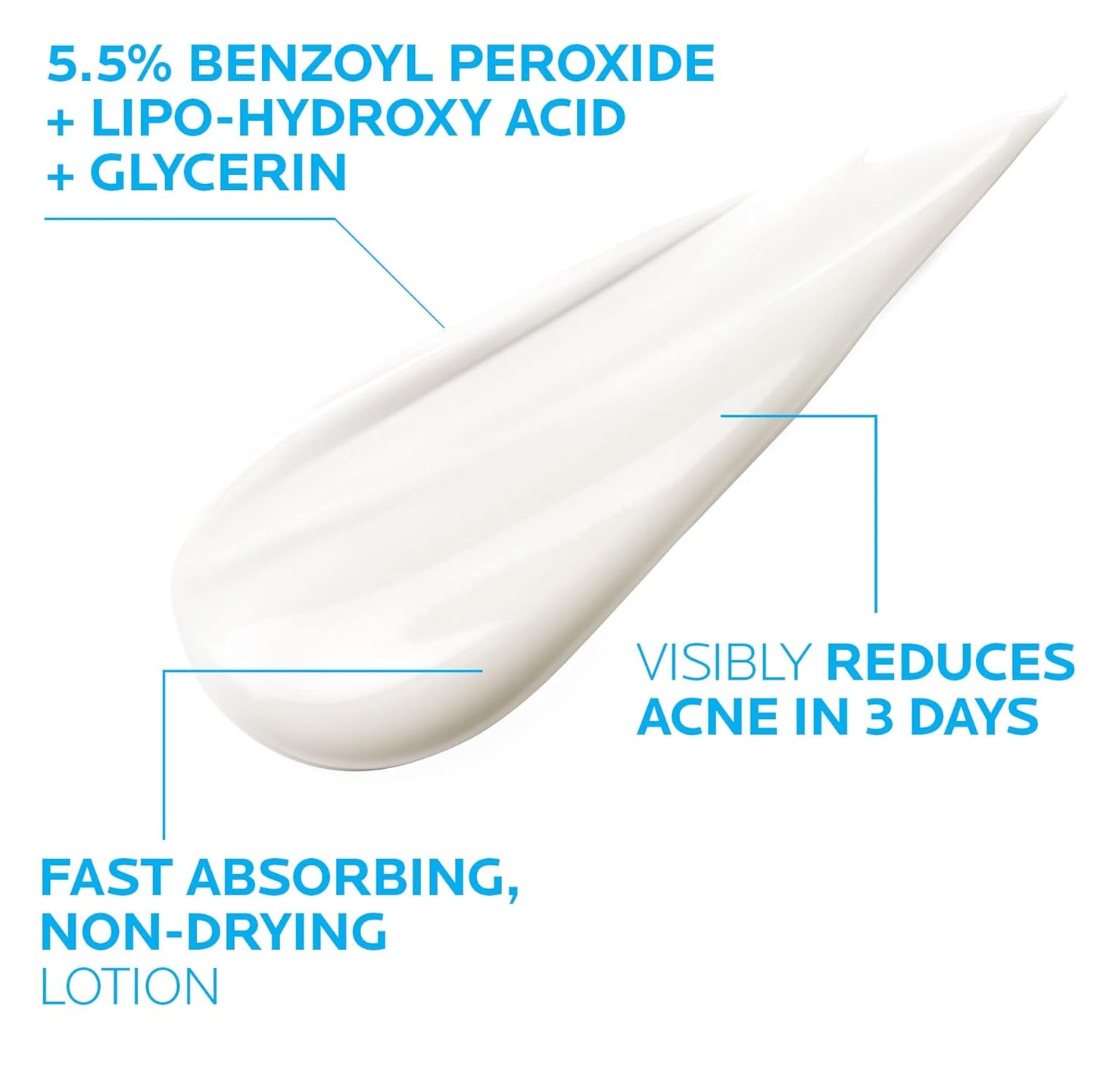 La Roche-Posay Effaclar Duo Dual Action Acne Spot Treatment Cream with Benzoyl Peroxide Acne Treatment for Acne and Blackheads, Lightweight Sheerness, Safe For Sensitive Skin