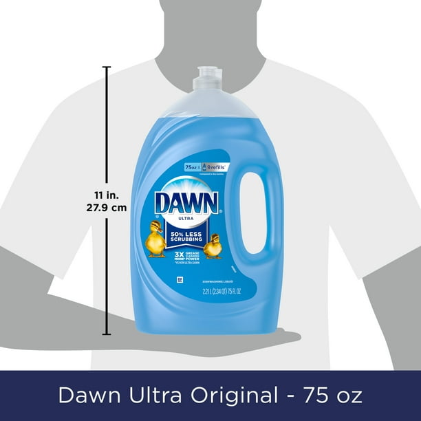 Dawn Ultra Dishwashing Liquid Dish Soap, Original Scent, 75 fl oz