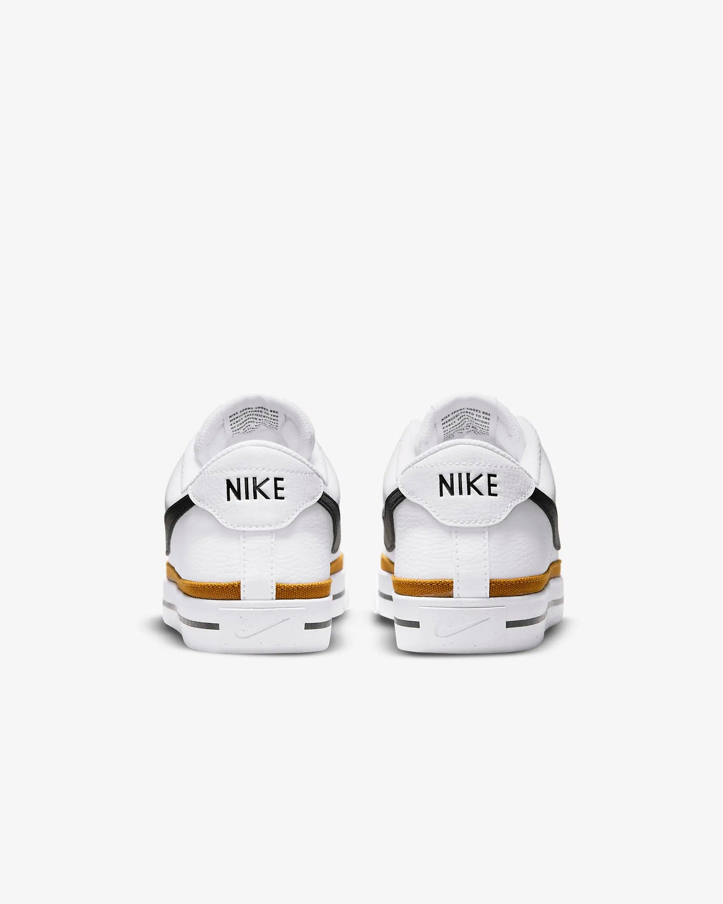 Nike Men's Court Legacy, White/Desert Ochre/Black