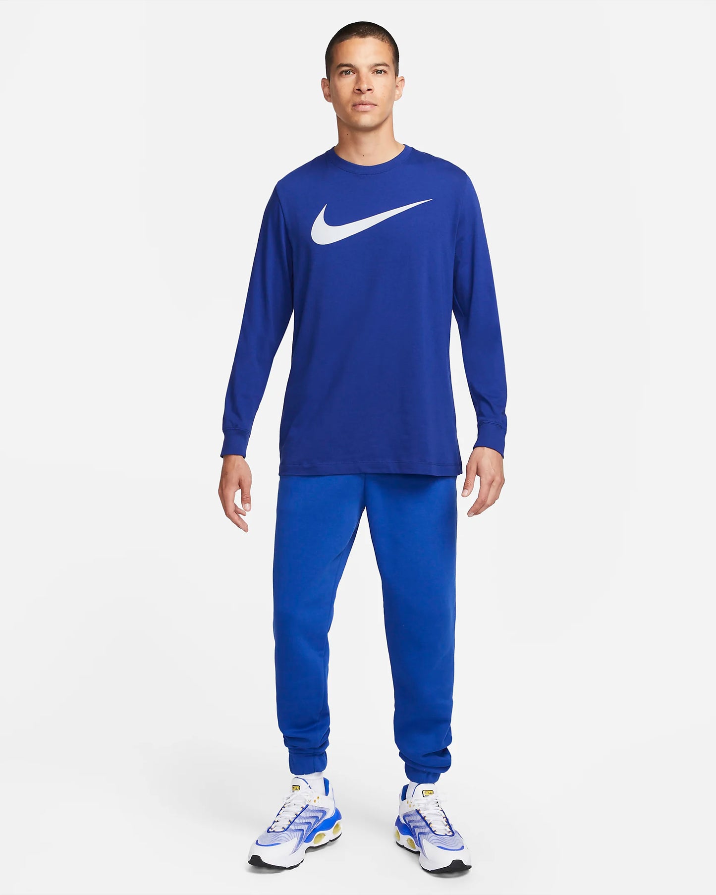 Nike Men's Sportswear Long-Sleeve T-Shirt, Deep Royal Blue