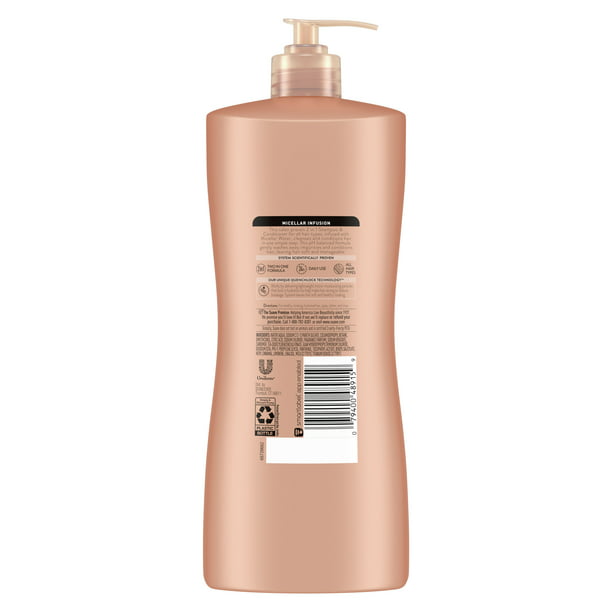 Suave Micellar Infusion 2-in-1 Shampoo and Conditioner For All Hair Types 28 fl oz