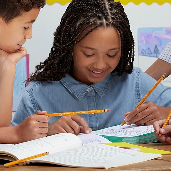 Paper Mate EverStrong 2 Pencils, Reinforced, Break-Resistant Lead When Writing, 72 Count