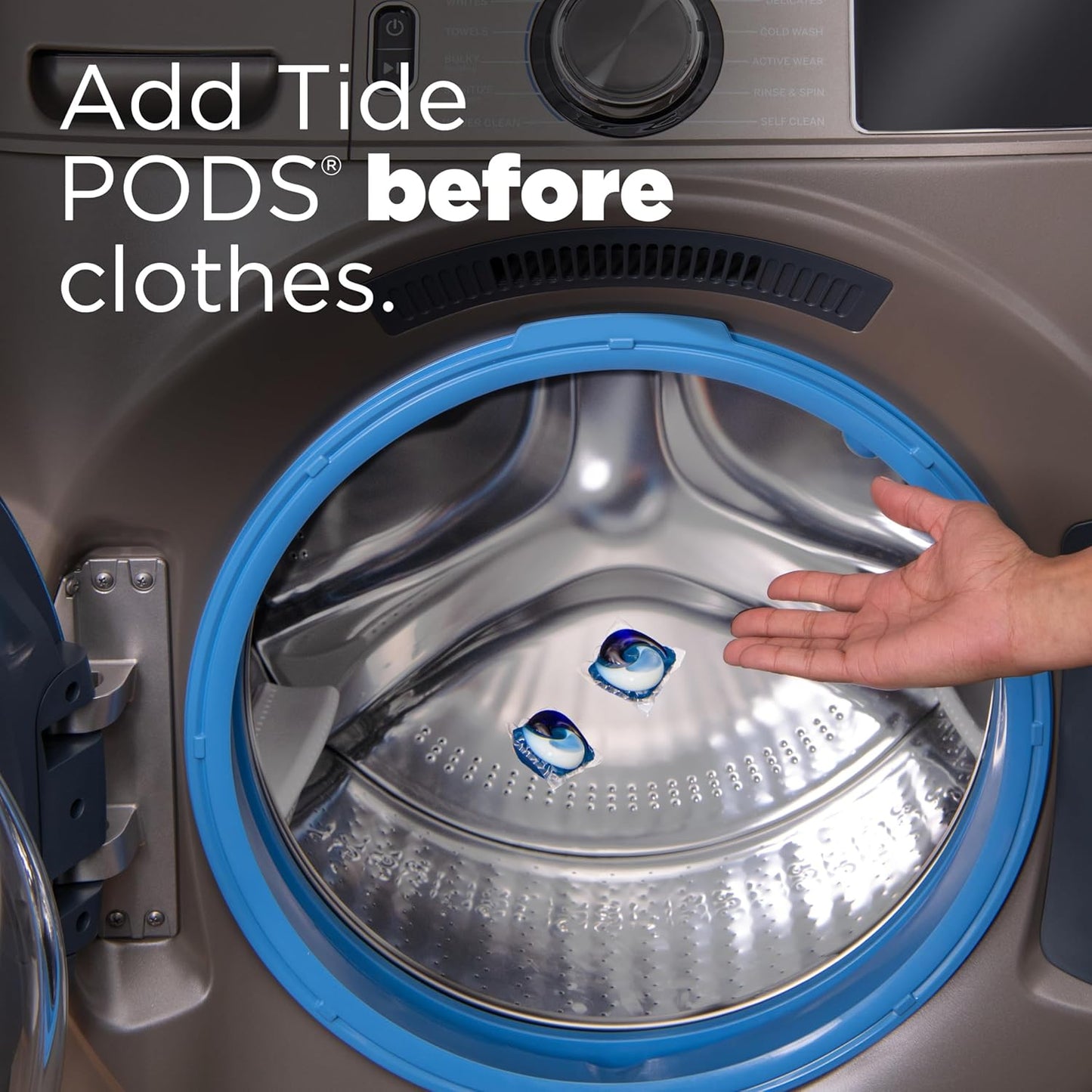 Tide PODS Laundry Detergent Pacs, Original Scent, Powerful 3-in-1 Clean in One Step, HE Compatible, 112 Count, Tide PODS Laundry Detergent