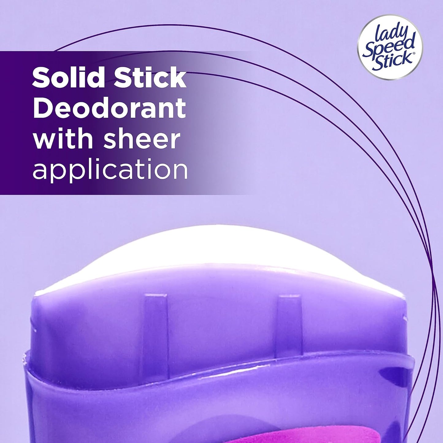 Lady Speed Stick Invisible Dry Antiperspirant Deodorant, Shower Fresh, 2.3oz, 4 Pack