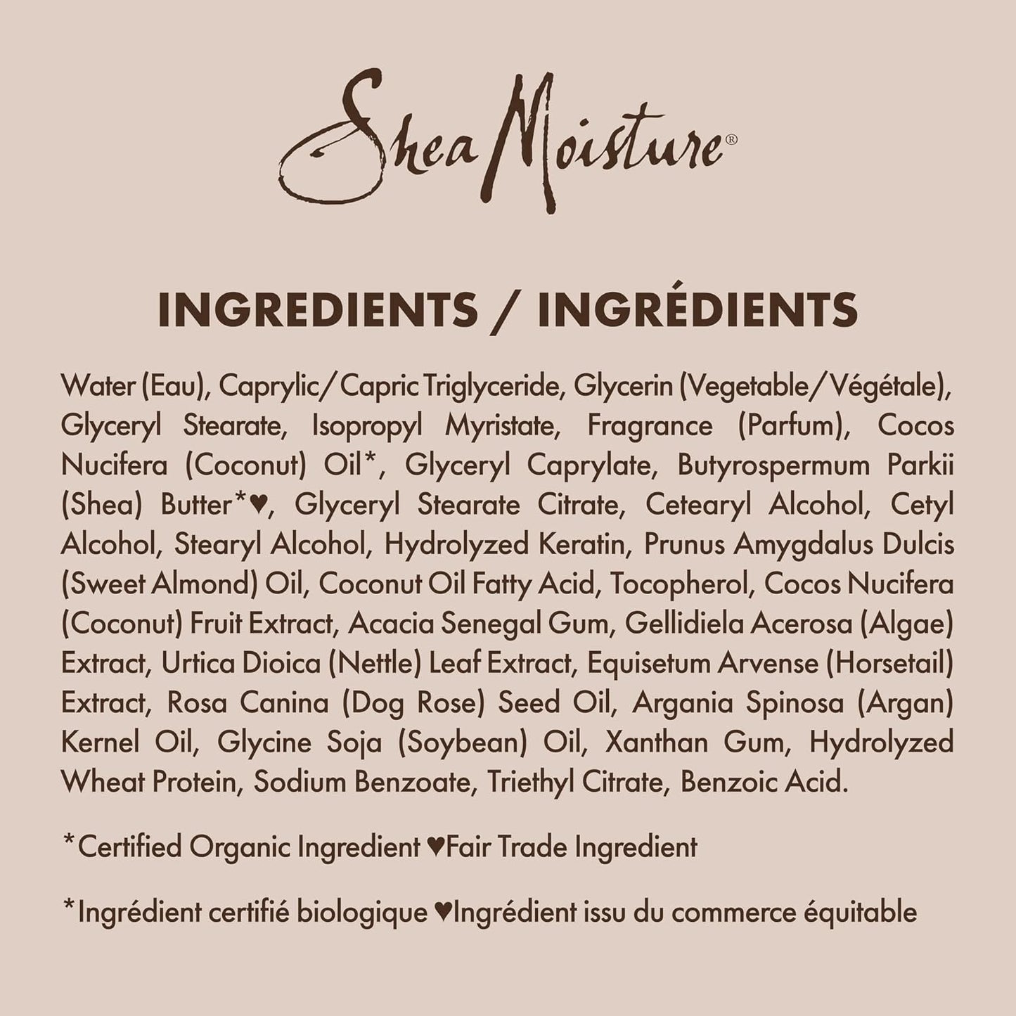 SheaMoisture 100% Virgin Coconut Oil Leave-in Conditioner Treatment for All Hair Types 100% Extra Virgin Coconut Oil Silicone Free Conditioner 8 oz