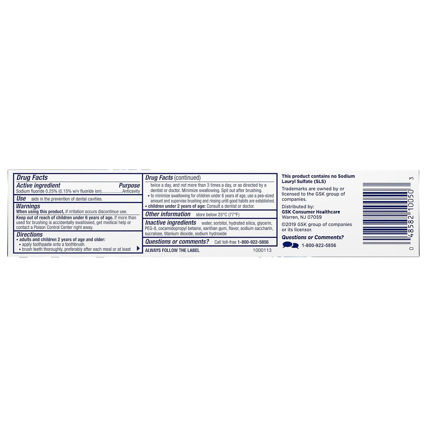 biotène Fluoride Toothpaste for Dry Mouth Symptoms, Bad Breath Treatment and Cavity Prevention, Fresh Mint - 4.3 oz