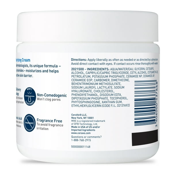 CeraVe Moisturizing Cream Jar, 16oz