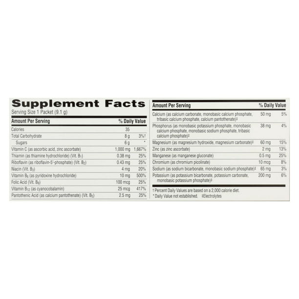 Emergen-C Daily Immune Support Vitamin C Supplement Powder, Raspberry, 30 Ct