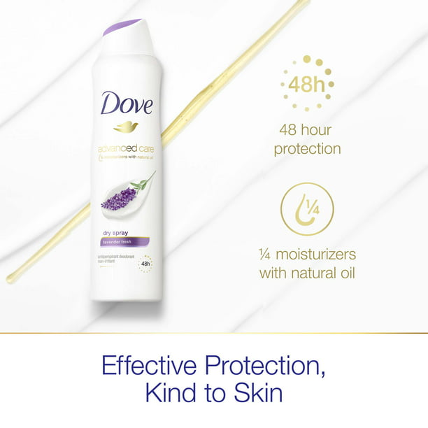 Dove Lavender Fresh Dry Spray Antiperspirant Deodorant, 3.8 oz