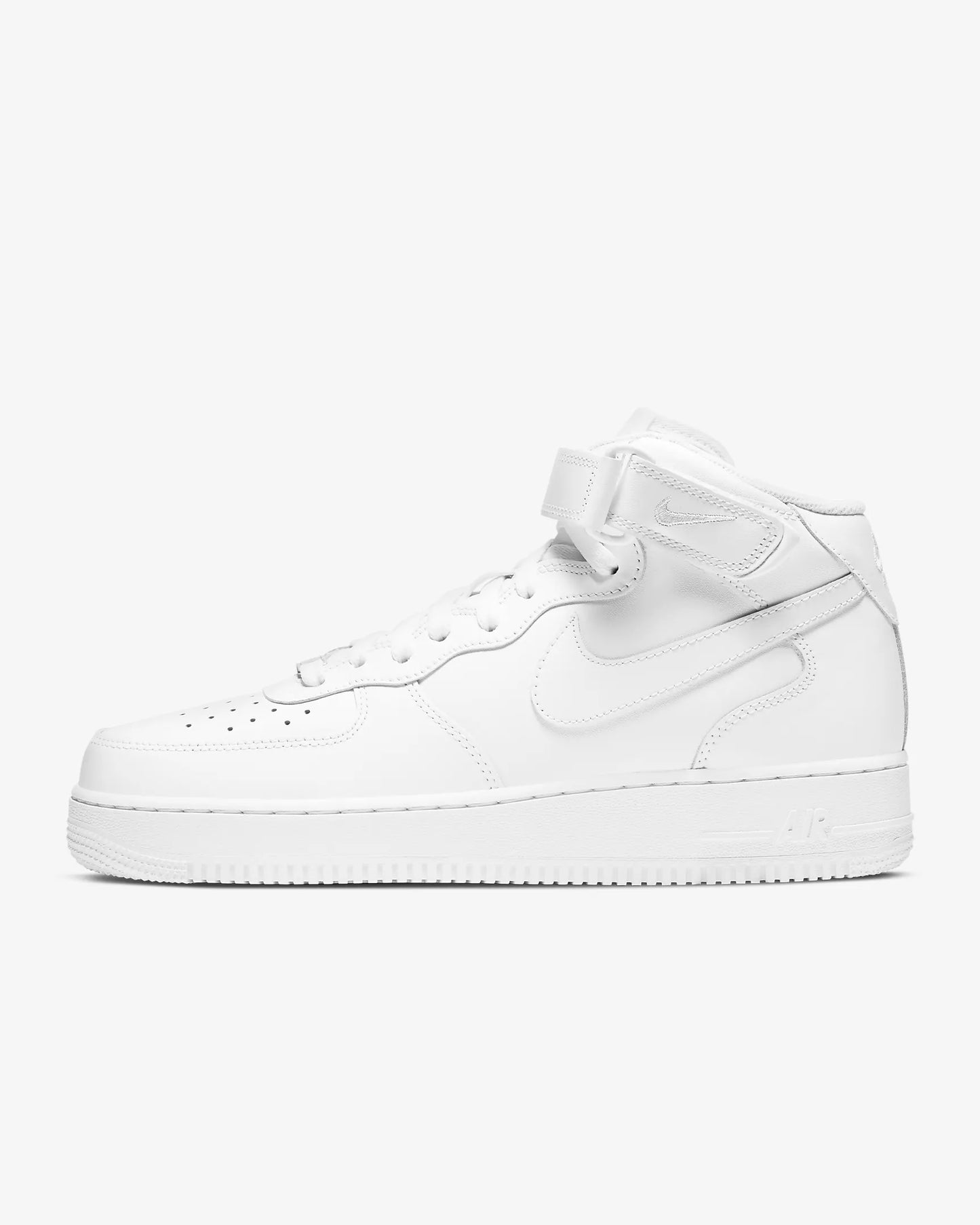 Nike Men's Air Force 1 Mid '07 Shoes, White/White