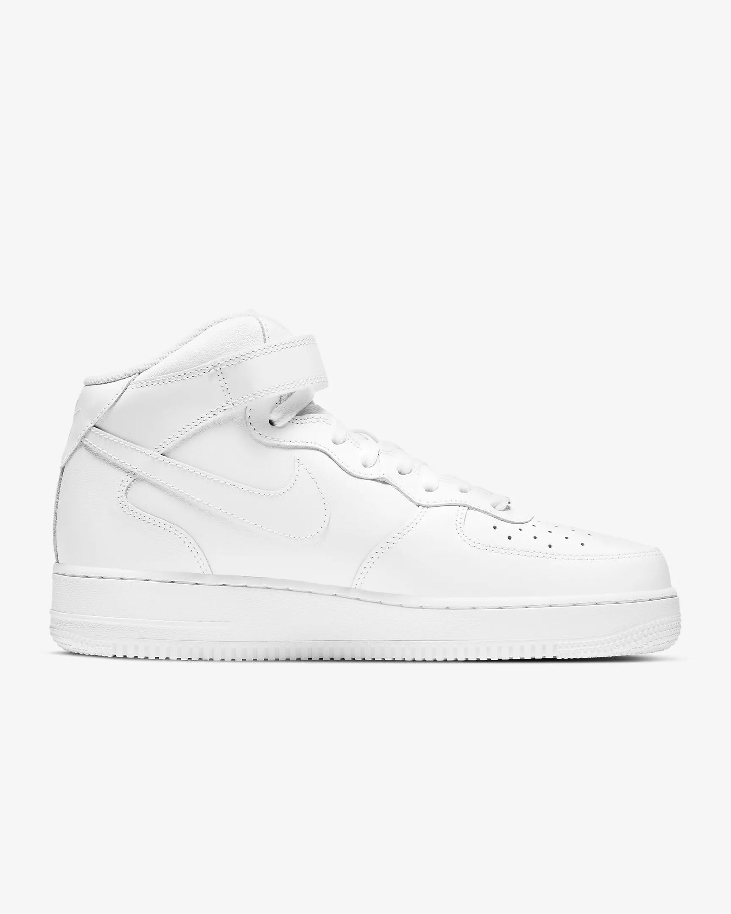 Nike Men's Air Force 1 Mid '07 Shoes, White/White