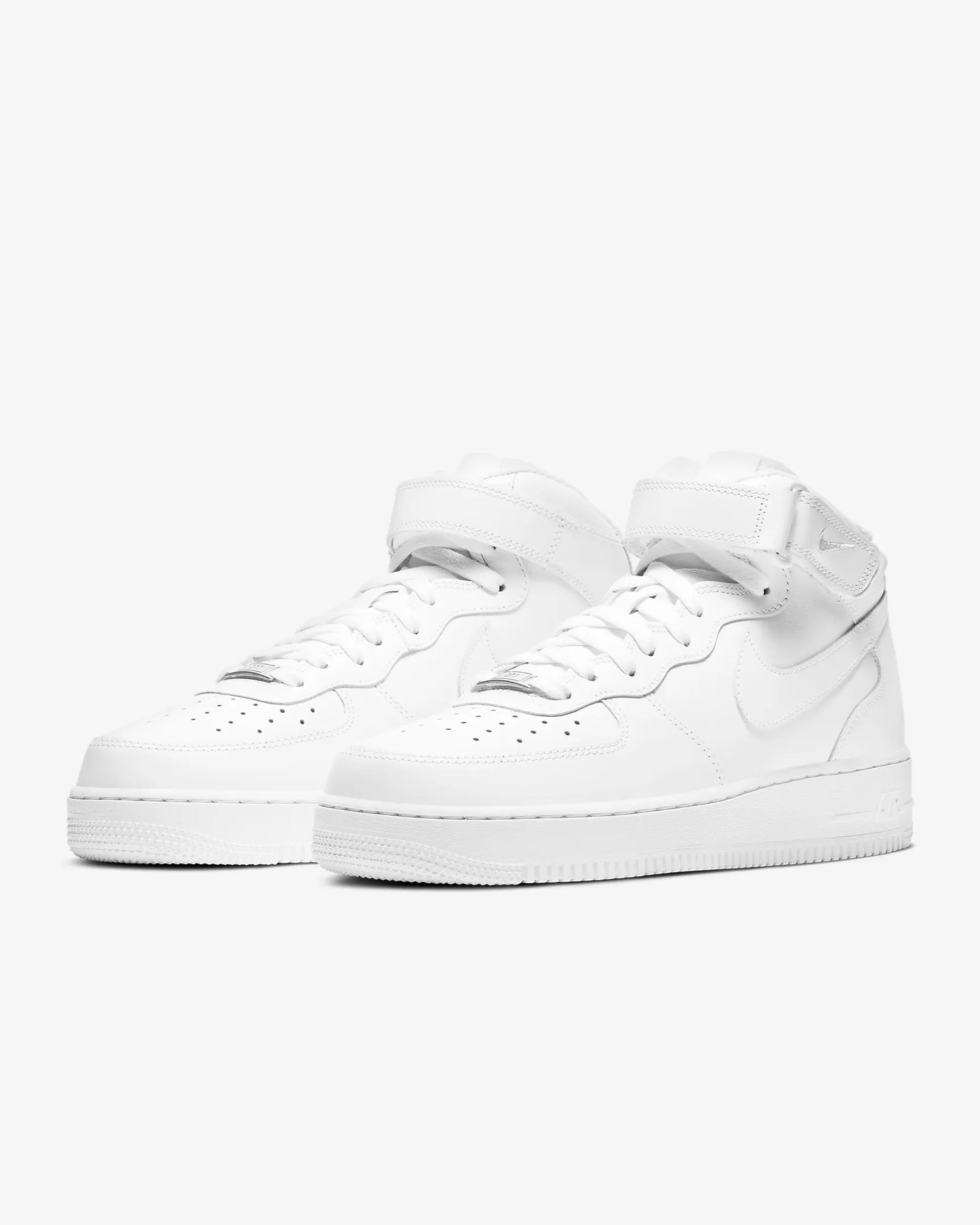 Nike Men's Air Force 1 Mid '07 Shoes, White/White