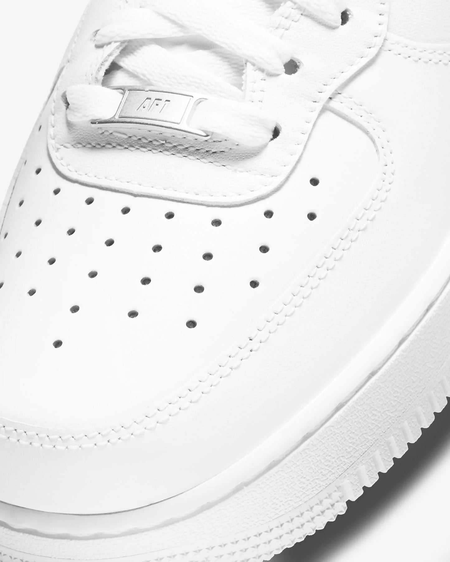 Nike Men's Air Force 1 Mid '07 Shoes, White/White
