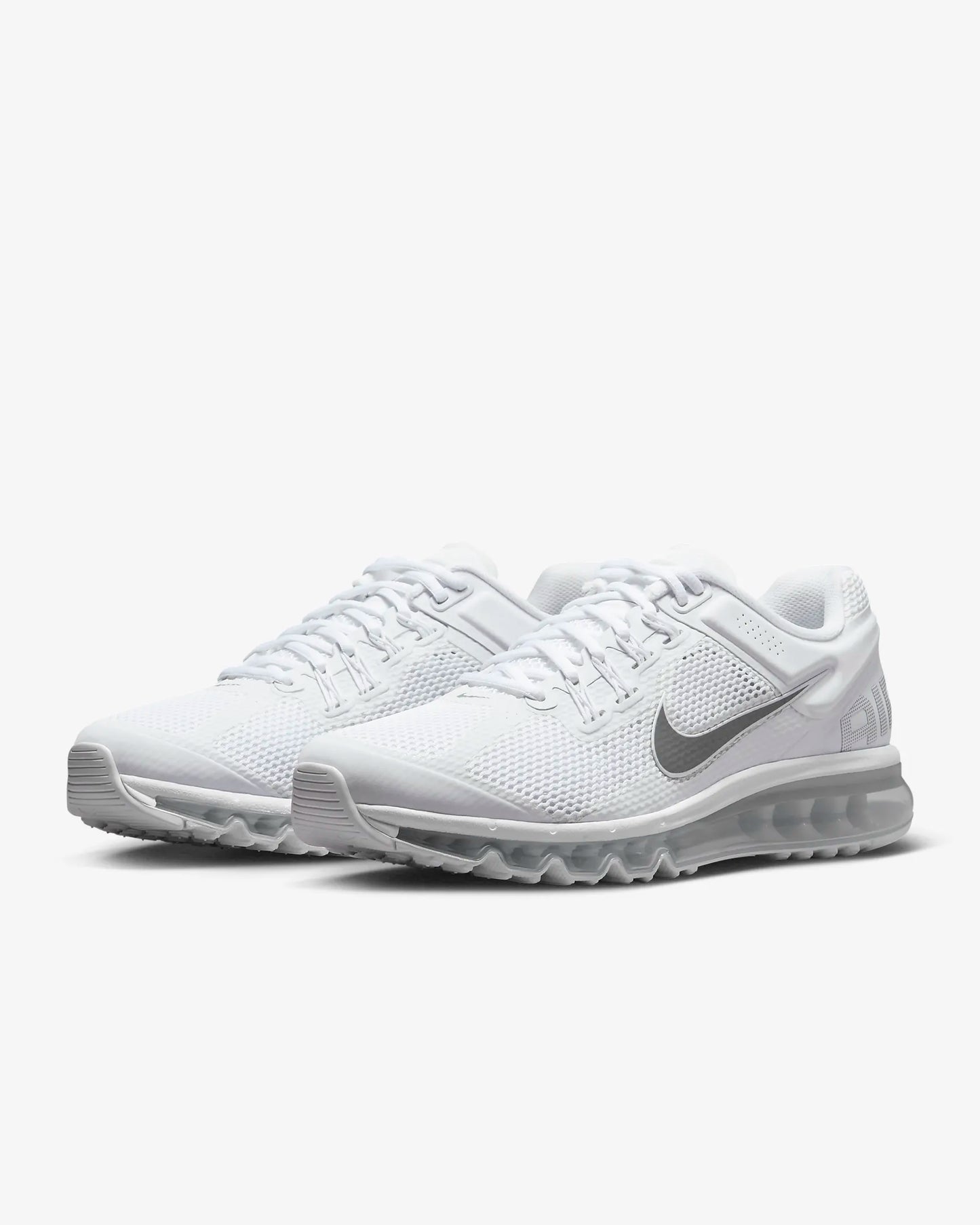 Nike Men's Air Max 2013 Shoes, White/Black/Metallic Silver
