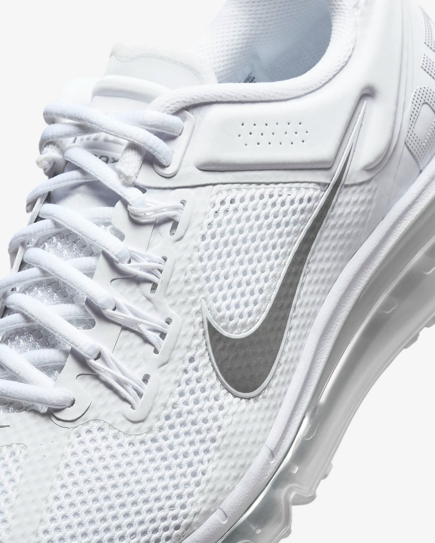 Nike Men's Air Max 2013 Shoes, White/Black/Metallic Silver