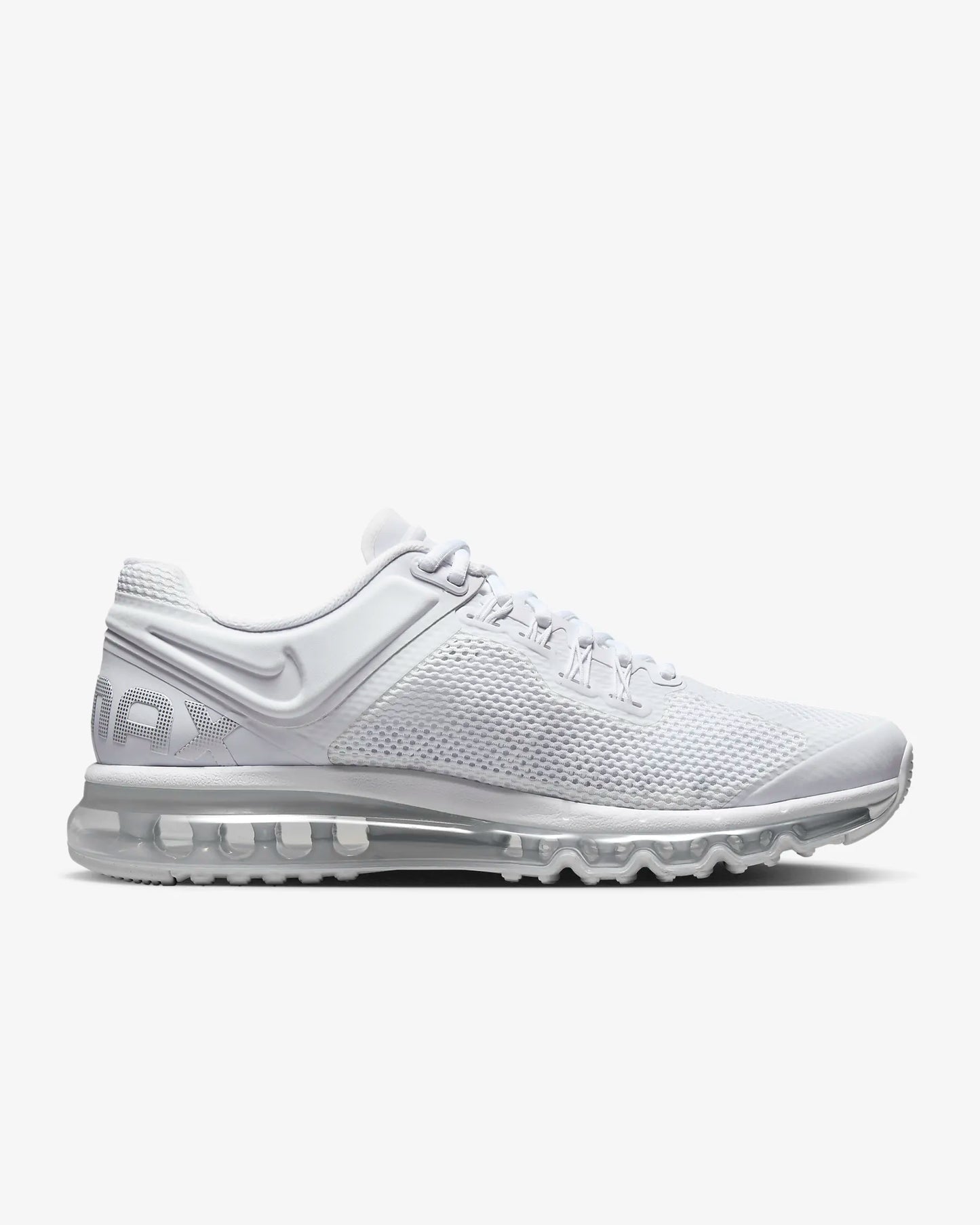 Nike Men's Air Max 2013 Shoes, White/Black/Metallic Silver
