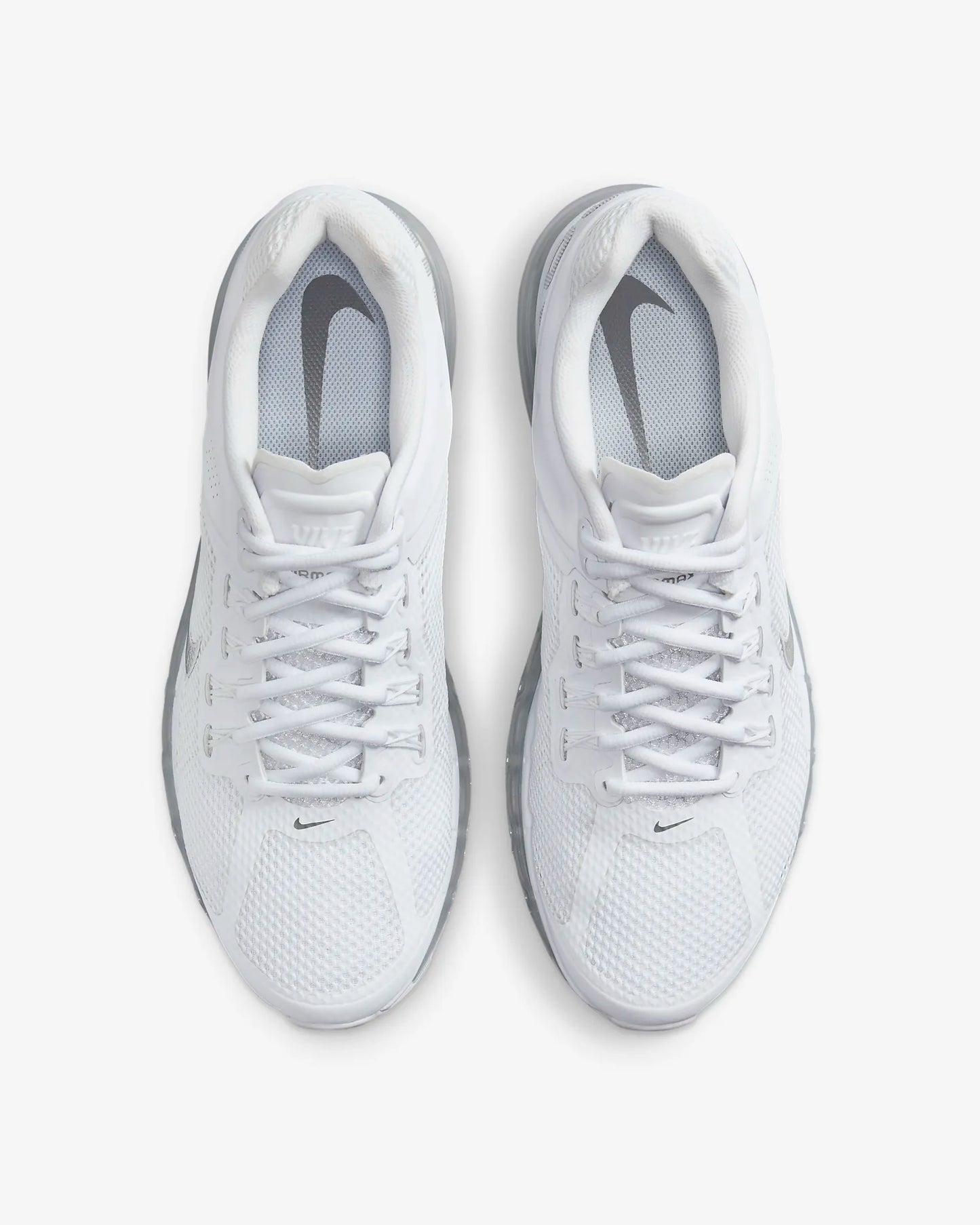 Nike Men's Air Max 2013 Shoes, White/Black/Metallic Silver