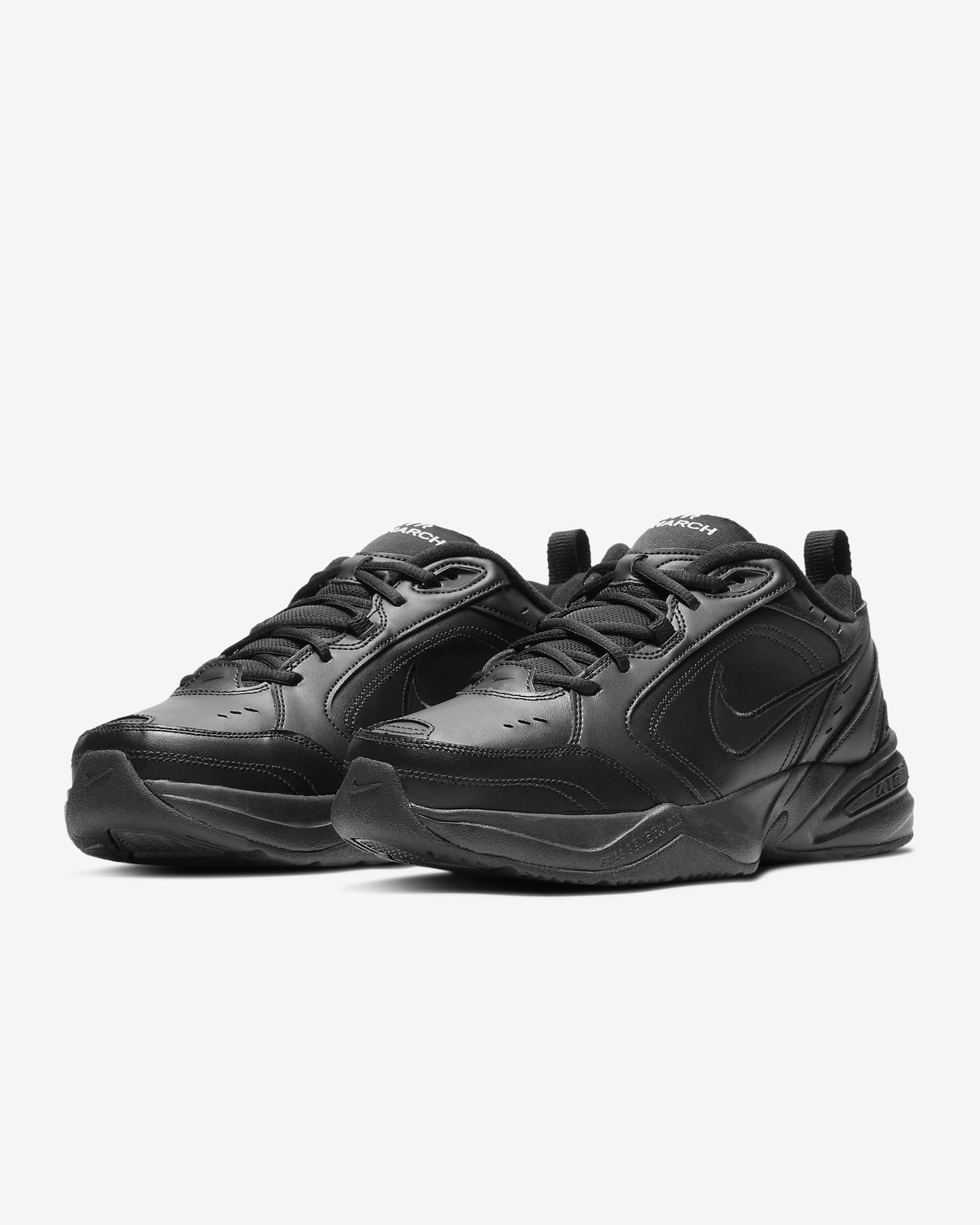 Nike Men's Air Monarch IV Workout Shoes, Black/Black