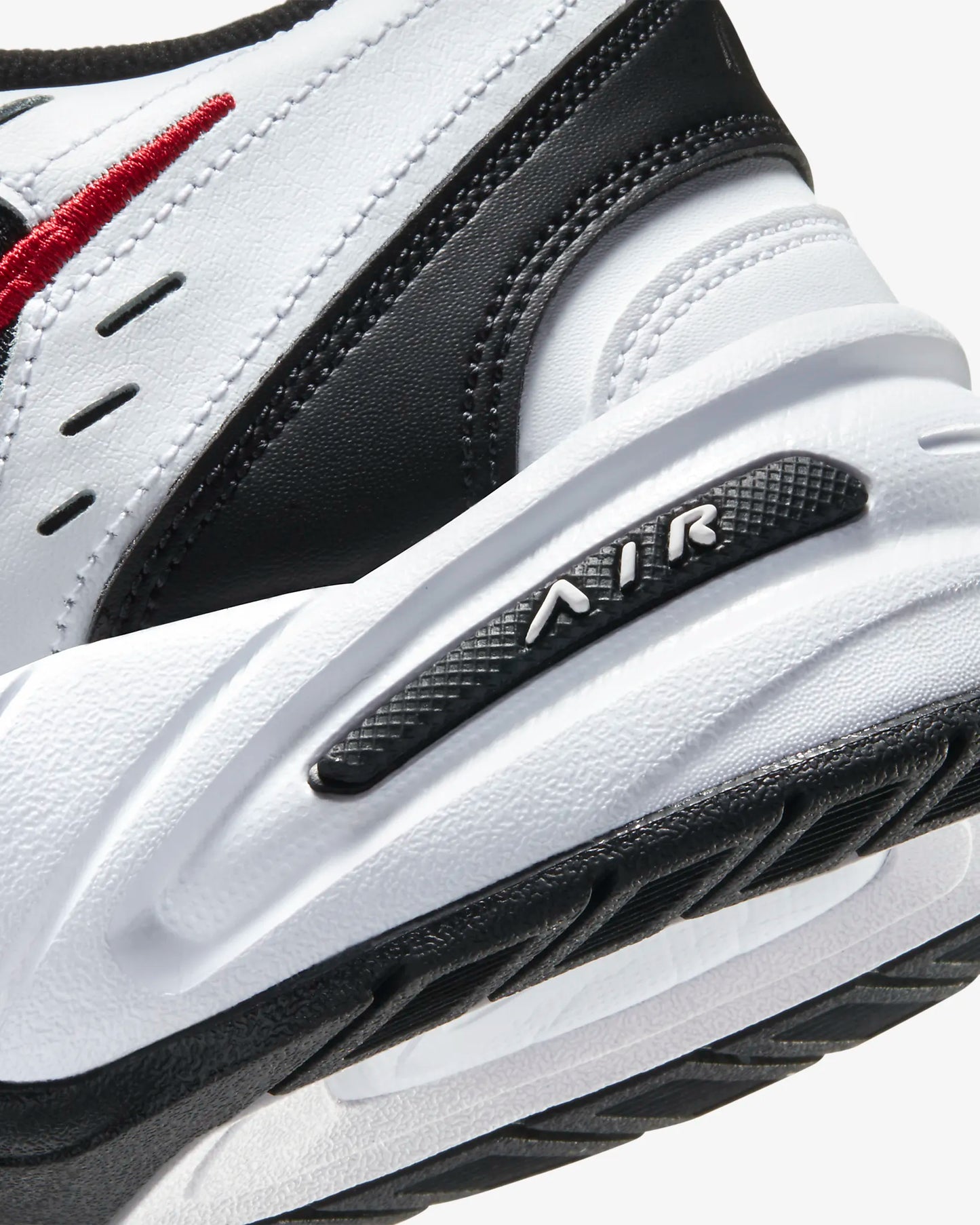 Nike Men's Air Monarch IV Workout Shoes, White/Black