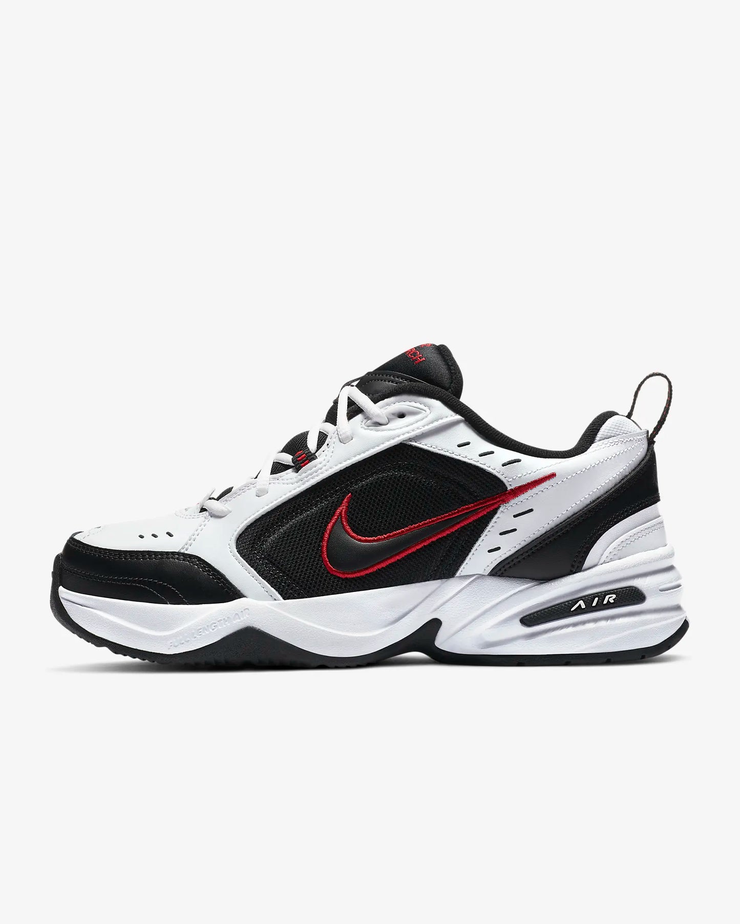 Nike Men's Air Monarch IV Workout Shoes, White/Black